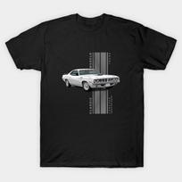 Men Black Print T-shirt Plymouth Hemi Cuda Classic American Muscle Cars Vintage No-Cut Transfer Paper Print Cotton Tshirt L juoda