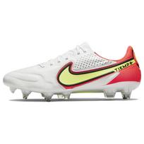 Nike Tiempo Legend 9 Elite SG Pro AC Motivation Pack Vyriški sportbačiai Balti Ryškiai raudoni Volt DB0822-176 42