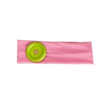 Dopamine Color Polka Dot Headband Wide Yoga Hairband Y2K Trendy Elastic Head Wrap  Workout Pink+Green