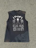 Vintage 90s Abaddon Death Metal Band Ritual Abuse Tour Mens Shirt Size Large Unisex T-Shirt XXL