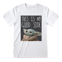 The Mandalorian Baby Yoda The Child Good Side Official Tee T-Shirt Mens Unisex 2XL