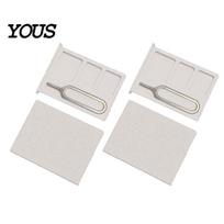 Portable SIM Card Box 2Pcs 3D Printed One-Piece Storage Box, Multi-slot Case, Anti-lost Case Compact Memory Holder with Pin, Small Accessory balta