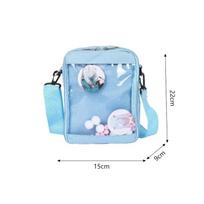 Female Ita Crossbody Bag Womens Transparent Messenger Bag Girls Cute-Lolita Shoulder Bags Teens Fashion Satchels Bag