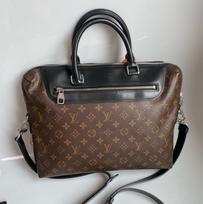 [Pre-Owned] Document Holder Day Commute Shoulder Strap Cowhide Briefcase Laptop Bag Large - Excellent #VKMZOF ONE SIZE