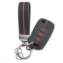 Raktų pakabuko dangtelis Hyundai automobiliui su raktų žiedu Anti-Scratch apsauga Smūgiams atspari apsauga Minkšta rankenos tekstūra Jautrūs mygtukų lietimui Dulkių nepraleidžiantis dangtelis juoda