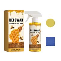 Beeswax Furniture Polish 120ml Natural Wood Care Essential Oil Wax for Cleaning and Restoring Surfaces with Cloth Applicator one size balta