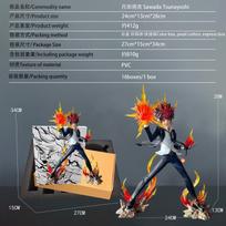 Anime Figure 28cm Reborn! Tsunayoshi Sawada Sawada Tsunayoshi Action Figure Katekyou Hitman Reborn! Figurine Model Doll Toy Gift