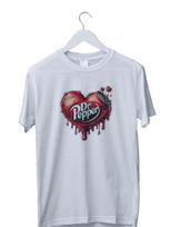 Men's and Women's T-shirts Dr Pepper Love Heart Shape Graphic Print Unisex Mens T-Shirt S M L XL 2 3 4 XL M