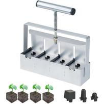 Handheld Soil Blocker for Seed Starting, Mini Block Maker with Comfortable Handle for Seedlings, Cuttings, Greenhouses and Gardens – Easy to Use H001