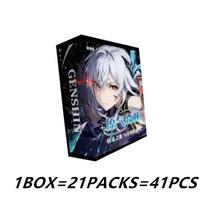 Genuine Genshin Impact Trading Collection Card Aether Kamisato Ayaka Amber Rare Anime Game Collection Card Children's Toy Gift