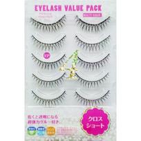 NAILER Eyelash Value Pack Cross Short of 5 pairs MurakiBEAUTY VP-4Set 2 (x 2)