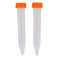 100 Pcs Conical Centrifuge Tube 10ml Plastic Test Tube Conical Container with Cap for Laboratory Analysis Science