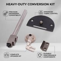 Heavy Duty Sewing Machine Conversion Kit Fit for Pfaff 1245 Industrial Flatbed Sewing Machine Needle Bar Presser Foot gray