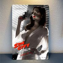 Sin City A Dame To Kill For Retro Movie Metal Poster Tin Sign   xcm PlateAluminum 20x30cm（7.8x11.8inch）