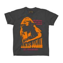 Men's Janis Joplin Madison Garden Slim Fit T-shirt Large Charcoal 3XL