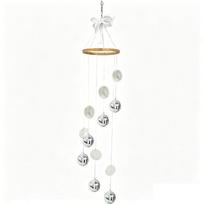 Hanging Disco Ball Decors Sun Catchers Spirals Spinners Ball Dazzlings Disco Ball Mobile for Garden Yard Home Ornament 1 white