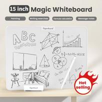15 Inch Microcapsule Magnetic Whiteboard Dustless Ink Free Reusable Erasable With CE ROHS EN71 CPC Certification 15 inches 308 * 233 * 4mm