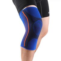 Single Knitted Nylon Sports Knee Pad Riding Protective Gear Running Basketball Skipping Rope Warm Knee Pad Foot Cold Proof S mėlyna