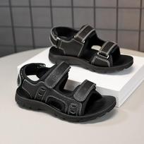 Boys' Summer 2026 Non-slip Velcro Sandals for 10-Year-Olds with Soft Sole 39