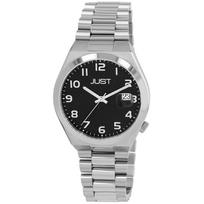 Montre - JUST - Bagge - Acier inoxydable 40 mm - Cadran noir - Étanchéité 5 ATM