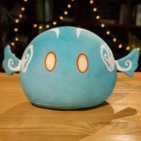 35-45cm Kawaii Hydro Plush Toys Genshin Impact Slime Game Stuffed Cartoon Electro Baby Sleeping Pillow Cute Gift Girl Room Decor 35x20cm