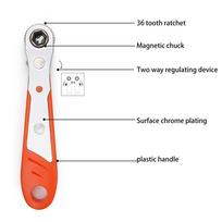 Right-angle Ratchet Wrench Screwdriver Bit Set Multifunctional Offset Hand Ratchet Spanner Kit Bidirectional Adjustment Tools China Mainland