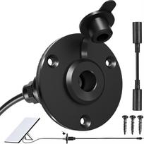 Aluminum Waterproof Power Socket Kit for Starlink For Mini Wall Mount Pass Through with DC Cable RV Boat Ready