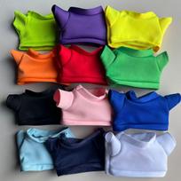 25-30cm meškiuko drabužėlis: Pliušinio žaislo marškinėliai su individualiu logotipu Fits approximately 25-30cm bears