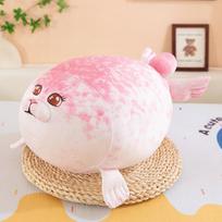 New 30/70cm Kawaii Rare Pink Seal Plush Toy Kaiyukan Popular Soft Seal Plushie Doll Couple Seal Plushies Kids Toys Birthday Gift 30cm