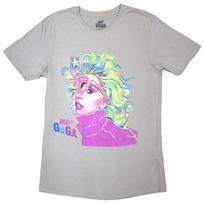 Lady Gaga Unisex Tshirt Colour Sketch (Large) S