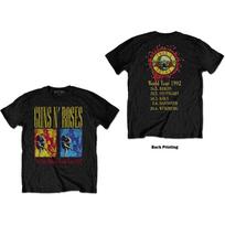 Guns N Roses Use Your Illusion World Tour Unisex XxLarge TShirt Black S black