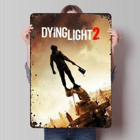 Dying Light  Game Tinplate Poster Customized Wall Art Vintage Metal Signs Retro Tin Plaque for Office Decor House Home Items 20x30cm（7.8x11.8inch）