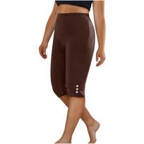 Women's Fashion -Color Casual Yoga Leggings Shorts L ruda