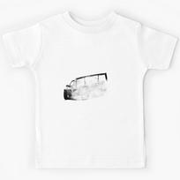 Addicted to Smoking Drift Car Design Kids T-Shirt 150