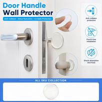 Silicone Door Handle Protector, Self-Adhesive Wall Bumper Pad for Furniture and Wall one size