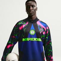 Nike Nigeria Authentic Goalkeeper Soccer Shirt 'Black/Hyper Pink/White XL