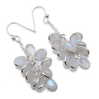 Natural Black Onyx   Gemstone Earrings Solid 925 Sterling Silver Handmade Earrings Jewelry Gift For Women And Girls E-1356 juoda