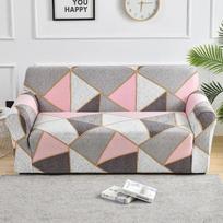 Spausdintas tampus sofos užvalkalas svetainei L formos kombinuota šezlongo sofa užvalkalas namų dekoras 1/2/3/4 vietų nuimamas Small(90-140cm)1pc gray