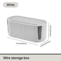 Nordic Plug Board Storage Box Cable Wire Organizer Case Socket Wireless WiFi Router Bracelet Desktop Data Line Plug Holder Shelf balta