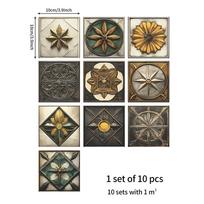 MSC1229 Raštuotos Virtuvės Valgomojo Namų Fono Kraštovaizdžio Dekoratyvinės Plytelės 10*10cm*10pcs/MSC1229