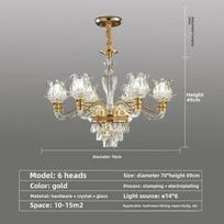 Pakabinami šviestuvai Lubų šviestuvas Modernus sietynas Pakabinami šviestuvai Liustra Namų dekoravimas Vidaus apšvietimas Las Diameter-6 headlight