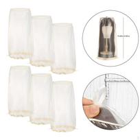 6 Pack Wig Cover Bags for Hair Extensions, Travel And Home Storage smėlis