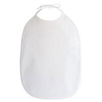 Link Kids Wear Baby Plain Bib One Size balta