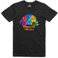 Funny Mens T Shirt RPG Dungeons and Meeples Role Playing Regular Fit Tee S