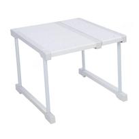 Ištraukiama spintelės lentyna Anglies plienas ABS PP Drabužinės saugojimo lentyna Spintelės organizatorius Paaukštinimo stovas virtuvės spintelei Length 27-38cm / 10.6-15in