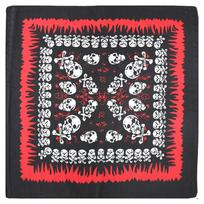 Novelty Skull Printed Bandanas Hip Hop Head Wrap Handkerchief Unisex Headbands Band Wrist Wraps Face Mask Handkerchief 8