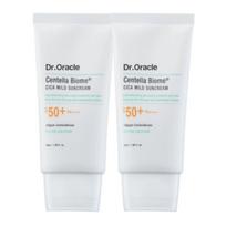 Dr. Oracle Centella Biome Cica Mild Sunscreen SPF50+ PA++++ (1+1) – Soothing Daily Sun Cream