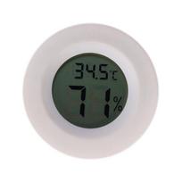 Accurate Round Temperature And Humidity Gauge With User Friendly LCD Interfaces for Indoor Monitoring Home Environment juoda