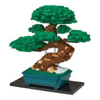 nanoblokų Bonsai Pušis Deluxe Edition NB-039 žalia