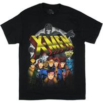 Marvel X-Men Vyrų Mutantų Superherojai '97 Atgimimas Suaugusiųjų Trumpomis Rankovėmis Grafinio Spaudinio Marškinėliai S juoda
